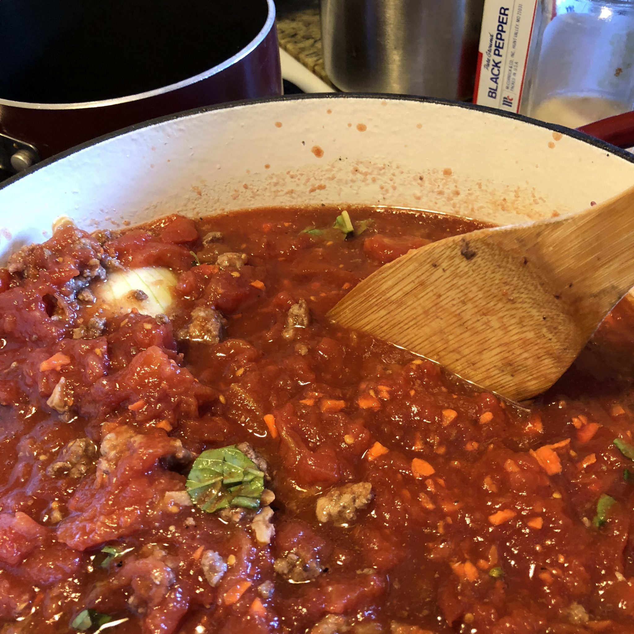 Monster Sauce in progress