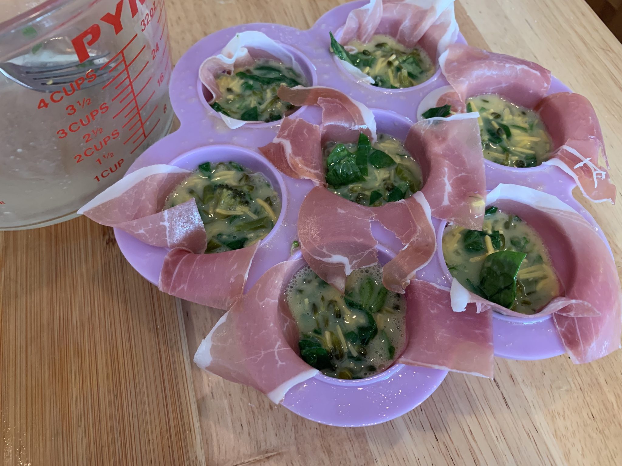 Prosciutto-wrapped Egg Bites