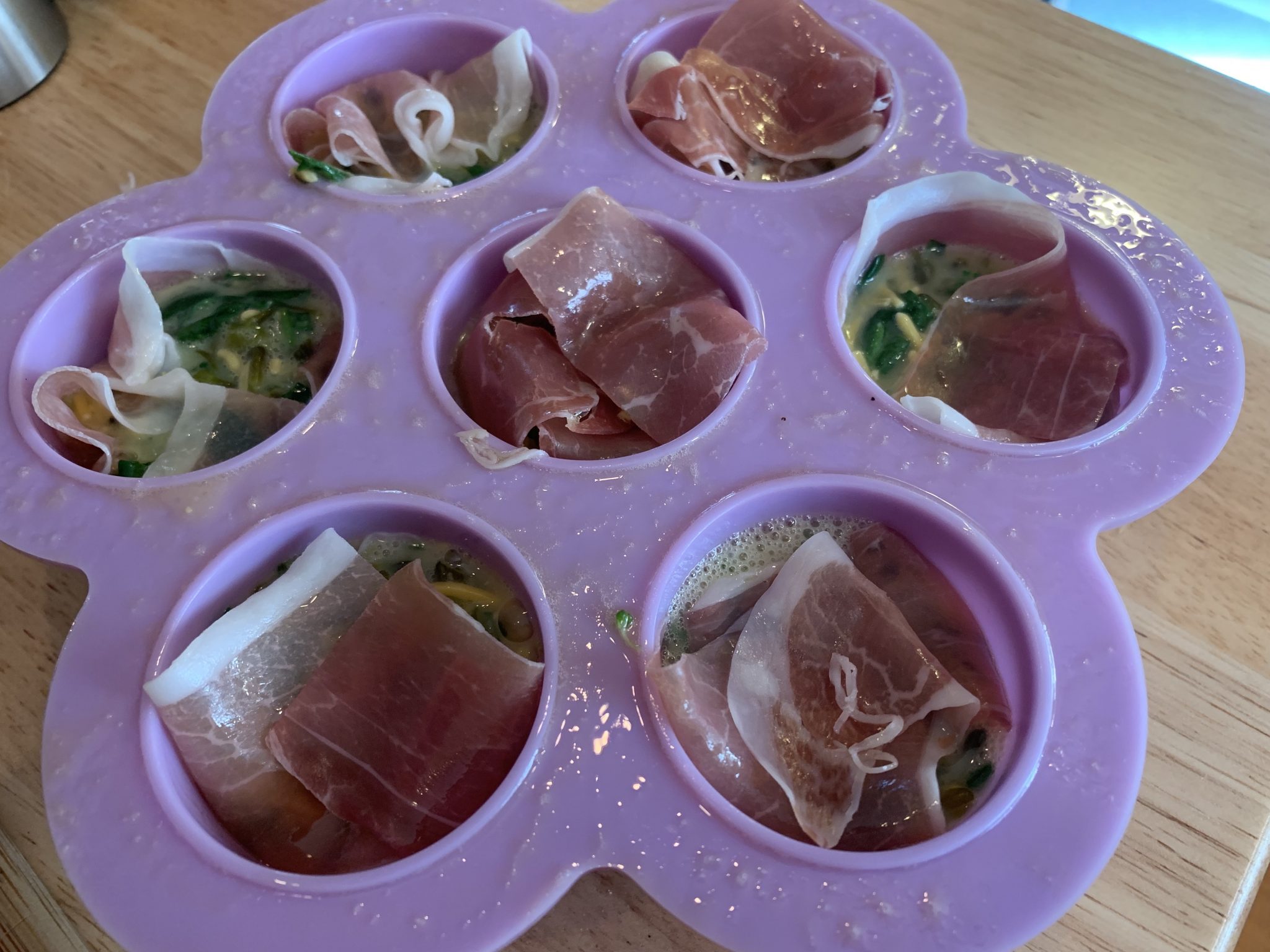 Prosciutto-wrapped Egg Bites